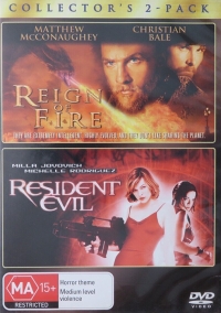 Reign of Fire / Resident Evil (DVD) Box Art