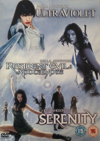 Ultraviolet / Resident Evil: Apocalypse / Serenity (DVD) Box Art