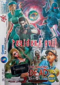 Resident Evil HD Remaster / Daylight / Darkness Within 2: The Dark Lineage / The Walking Dead: Season Two: Episode 1-5 Box Art