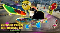 Skateboard Drifting Simulator with Maxwell Cat Box Art