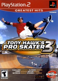Tony Hawk's Pro Skater 3 - Greatest Hits Box Art