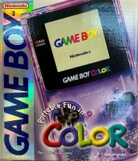 Nintendo Game Boy Color (Atomic Purple / Made in Japan) Box Art