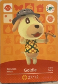 Animal Crossing: Amiibo Festival Goldie Box Art
