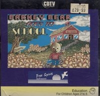 Barney Bear Goes to School Box Art