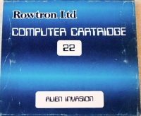 Rowtron T.C.S. Cartridge No22: Alien Invasion Box Art