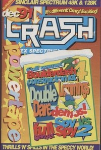 Crash Powertape Dec '91 Box Art