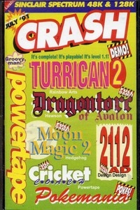 Crash Powertape July '93 Box Art