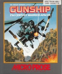 Gunship (cassette / grey box) Box Art