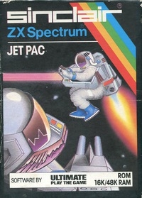 Jetpac (cartridge) Box Art