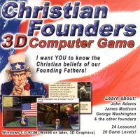 Christian Founders 3D Computer Game Box Art