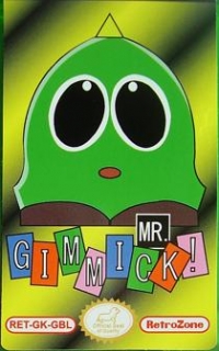 Mr. Gimmick! (Retrozone) Box Art