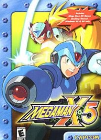 Mega Man X5 Box Art