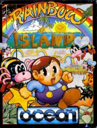 Rainbow Islands (black cover) Box Art