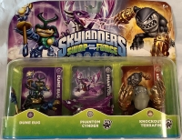 Skylanders Swap Force - Dune Bug / Phantom Cynder / Knockout Terrafin Box Art