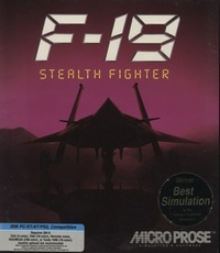 F-19 Stealth Fighter (Best Simulation) Box Art