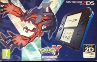 Nintendo 2DS - Pokémon Y (Black + Blue) [UK] Box Art