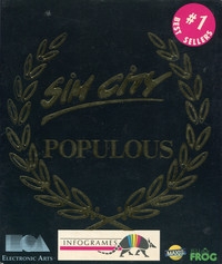 SimCity / Populous Box Art