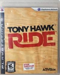 Tony Hawk Ride (Ryan Sheckler) Box Art