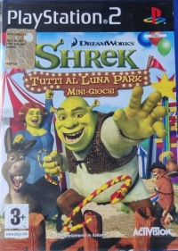 DreamWorks Shrek Tutti al Luna Park Mini-Giochi Box Art