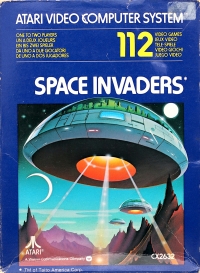 Space Invaders (black picture label / 1980) Box Art