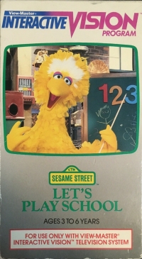Sesame Street: Let's Play School Box Art