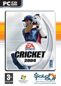 Cricket 2004 - Sold Out Software Box Art