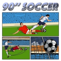 90'' Soccer Box Art