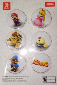 Super Mario RPG pin set Box Art