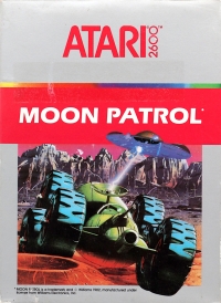 Moon Patrol (gray label / 1987) Box Art