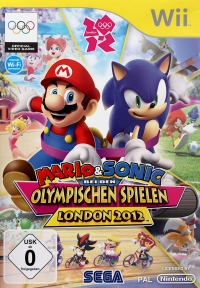 Mario & Sonic bei den Olympischen Spielen London 2012 (RVL-SIIP-GER1T3) Box Art