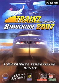 Trainz Railroad Simulator 2007 Box Art