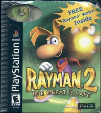 Rayman 2: The Great Escape (Free Rayman Watch Inside) Box Art