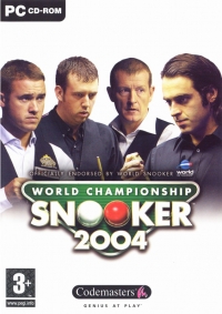 World Championship Snooker 2004 Box Art