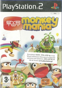 EyeToy: Monkey Mania [CZ][HU][PL][SK] Box Art