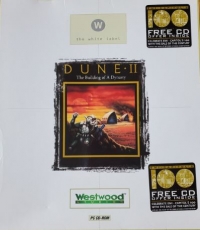Dune II: The Building of a Dynasty - The White Label Box Art