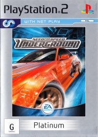 Need for Speed: Underground - Platinum Box Art