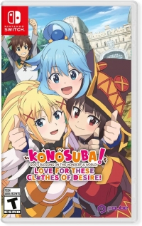 KonoSuba: God's Blessing on This Wonderful World! Love for These Clothes of Desire! Box Art