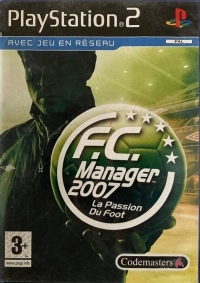 F.C. Manager 2007: La Passion du Foot Box Art