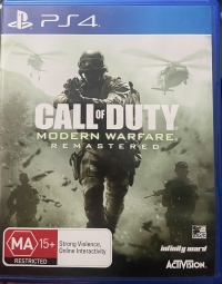 Call of Duty: Modern Warfare Remastered Box Art