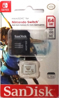 SanDisk microSDXC 64 GB (SDSQXAT-064G-GN3ZN) Box Art
