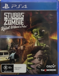 Stubbs the Zombie in Rebel without a Pulse Box Art