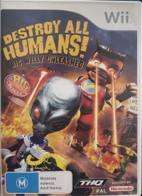 Destroy All Humans! Big Willy Unleashed Box Art