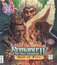 Romance of the Three Kingdoms IV: Wall of Fire Box Art