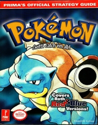 Pokémon Red & Blue Versions - Prima's Official Strategy Guide (Blue cover) Box Art