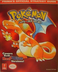 Pokémon Red & Blue Versions - Prima's Official Strategy Guide (red cover) Box Art