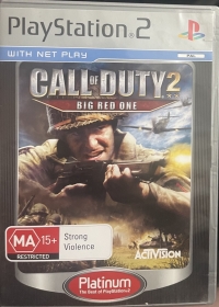 Call of Duty 2: Big Red One - Platinum Box Art