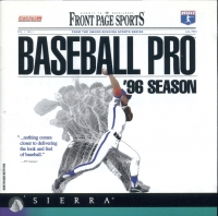 Front Page Sports: Baseball Pro '96 Season Box Art