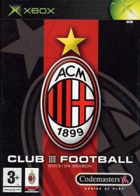 Club Football: 2003/04 Season: AC Milan Box Art