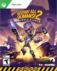 Destroy All Humans! 2: Single Player Box Art