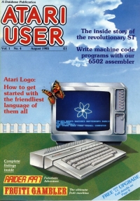Atari User Vol. 1 No. 4 Box Art